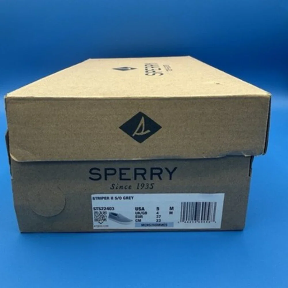 Sperry Striper II Slip On Gray Men’s Size 5